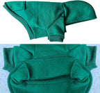 Jecikelon Winter Dog Hoodie Sweatshirts with Pockets Warm Dog Clothes for Small Dogs Chihuahua Coat Clothing Puppy Cat Custume (Green, XX-Small)