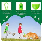 MUAMUA Biodegradable Dog Poop Bags 300 Count, 20 Rolls, Recyclable Waste with Dispenser, Large 9 x 13 Inches, Extra Thick, Leak Proof for Dogs and Cats