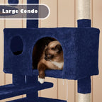 Yaheetech 54in Cat Tree Tower Condo Furniture Scratch Post for Kittens Pet House Play