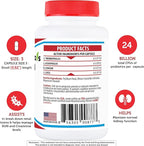 Azovast Plus Kidney Health Supplement for Dogs & Cats, 120ct - NO Refrigeration Required - Help Support Kidney Function & Manage Renal Toxins - Renal Care Supplement Capsule(U.S.A) (120 Caps)