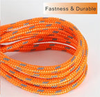 Reflective Cat Leash -30FT Cat Cable Out Escape Proof Walking Leads Yard Long Durable Safe Personalized Extender Leash Traning Play Outdoor for Puppies/Kittens/Rabbits/Small Animals