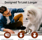 FGA MARKETPLACE Pack of 7 Flat NO Stuffing NO Squeak Plush Dog Toys, Funny Style Will Entertain Your Pet for Hours, Recommended for Small and Medium Dog 21 INCH Long