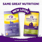 Wellness Complete Health Dry Dog Food, Wholesome Grains, Natural, Healthy Weight Chicken & Peas Recipe, (24-Pound Bag)