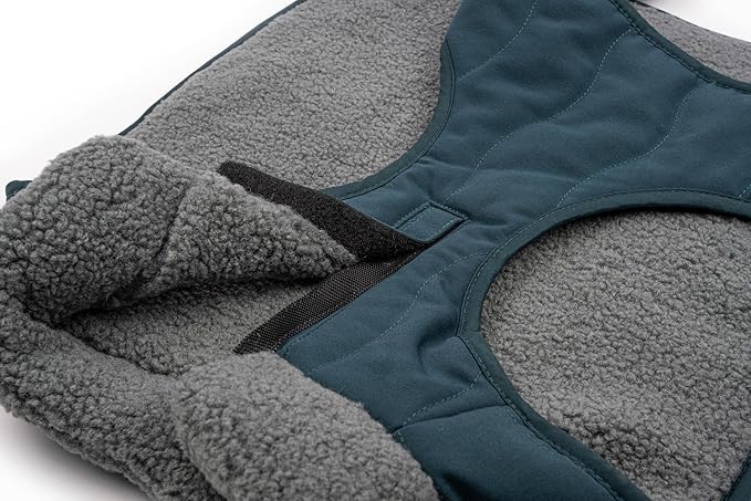 King Buck After-Hunt Quilted Sherpa Jacket, Deep Teal, S/M