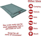 42" Villa Azure Blue Crate Dog Bed Mat By Majestic Pet Products
