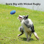 Cheerble Smart Interactive Dog Toy, Wicked Rugby, Squeaky Dog Toy Football, Automatic Moving, Bouncing, and Rotating, E-TPU Material, Bouncing Fetch Toy for Indoor/Outdoor Use and Small to Large Dogs