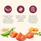 Nutrish Real Salmon, Veggies & Brown Rice Recipe Whole Health Blend Dry Dog Food, 5.5 lb. Bag, Packaging May Vary (Rachael Ray)