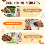 PAWUP Salmon Dog Treats, Healthy Salmon Bites, Dog Jerky Training Treats with Taurine, Rich in Omega-3, 12oz (Smoked Flavor)