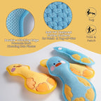 Duck Squeaky Dog Toy, New 2025 Indestructible Dog Toy for Aggressive Chewers, Stuffed Toy with Two Tough Layers, Interactive Tug Training to Keep Them Busy, Blue