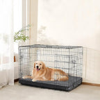 Dog Bed for X Large Dog - Orthopedic Pet Beds with Memory Foam, Waterproof Removable Washable Cover with Non-Slip Bottom, Grey, 41" L x 27" W x 3" H