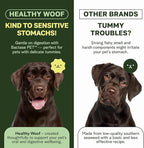 Dog Dental Powder with Icelandic Kelp, Enzymes & Green Tea – Dog Breath Powder & Tartar Remover – Dental Cleaning for Dogs – 8.5 oz (120 Servings)