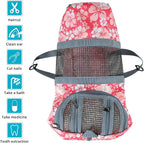 Cinf Cat Nail Clipping Cleaning Grooming Restraint Bag No Scratching Biting for Bathing Nail Trimming Injecting Examining(Flower,M)