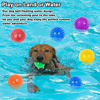 12 Pack Squeaky Dog Toys,2.5" Spiky Dog Balls,TPR Rubber Puppy Toys for Aggressive Chewers,Puppy Chew Toys Cleans Teeth and Gum Health,Squeaky Dog Balls for Small Medium Large Pet Dog Toys