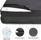Bedsure Orthopedic Dog Bed for Extra Large Dogs - XL Washable Dog Sofa Bed Large, Supportive Foam Pet Couch Bed with Removable Washable Cover, Waterproof Lining and Nonskid Bottom, Dark Grey