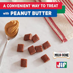 Milk-Bone Peanut Buttery Bites Soft Dog Treats with Real Peanut Butter & Bacon, 11.8 Ounce Bag
