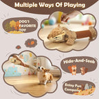 Tug of War Dog Toy, Interactive Dog Toys for Aggressive Chewers, Squeaky Squirrels Puppy Toys for Small,Medium,Large Breed