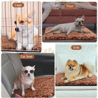4 Pack Self Warming Cat Pads Self Heating Cat Mat Washable Homeless Dogs Thermal Pads Kennel Pad Reflects Body Heat Warm Crate Bed Mat for Indoor Outdoor Pet(Brown,16 x 20 Inch)