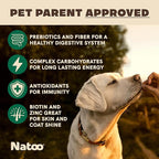 NATOO Biscuits for Small Dogs & Puppies - Crunchy Treats Coconut & Mango – Healthy Natural Dog Biscuits, Rich in Omega 6, Prebiotics & Fiber, Antioxidants for Immunity (8 oz)