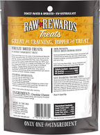 Northwest Naturals Raw Rewards Freeze-Dried Cheddar Cheese Treats for Dogs and Cats - Bite-Sized Pieces - Healthy, 1 Ingredient, Human Grade Pet Ingredients, All Natural, Proudly Made in USA, 6 Oz