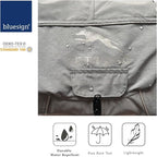 Dog Lightweight Windbreaker, Pet Outdoor Sports Jacket, 0.5 lbs,3 in One, Hooded, Easy on/Off with Collar and Harness, Reflective Piping, Packable, Dog Hiking/Camping, Grey (XXX-Large)