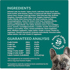 Optimeal Toy Breed Dry Dog Food – Grain Free Small Kibble for Small Dogs, High Protein, Natural Ingredients, Skin & Digestive Support, Premium Nutrition – Lamb & Veggies, 3.3 lbs