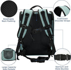 Apollo Walker Dog & Cat Carrier Backpack for 4-18lb Pets - Ventilated Safe Design with Padded Back Support, Breathable Mesh Pet Backpack for Hiking, Travel, Outdoor (Blue)