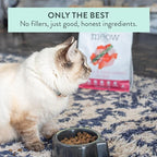 The New Zealand Natural Pet Food Co Meow e - Chicken & King Salmon Recipe, Dry Cat Food Use as a Complete Diet, Topper, Mixer, or as Cat Training Treats, All Life Stages, 3.5 oz