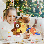 5Pcs Squeaky Dog Toys, Large Crinkle Dog Toys for Large Medium and Small Dogs, Puppy Toys to Keep Them Busy Great Value Dog Toy Bundle