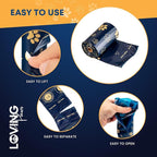 LOVING Paws Poop Bags - 140 Heavy Duty, Extra Thick & Leak Proof, Count Easy Open Refill Rolls (140 Bags)