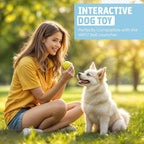 12 Small Tennis Balls for Dogs | 2 Inch Dog Fetch Toys for Your Smaller Pups | Non-Abrasive for Smaller Mouths | Interactive Dog Toys for Boredom & Fun | Works with Ball Launcher for Small Dogs