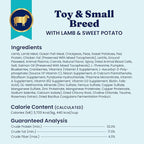 Solid Gold Toy & Small Breed Dry Dog Food Small Bites – Real Lamb, Grain Free, Gluten Free, High Fiber Healthy Kibble w/Probiotics for Gut Health & Digestion Support– All Ages NutrientBoost™ –11LB