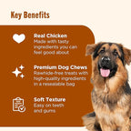 Nutrish Soup Bones Premium Dog Chews with Real Chicken and Veggies, 11 Chews, Packaging May Vary (Rachael Ray)