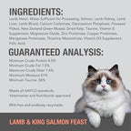 Feline Natural New Zealand Canned Catfood Wet Food, High-Meat, Low-Carb, & Grain Free Cat Food Wet, Lamb & Salmon Feast, 3 oz, Pack of 24