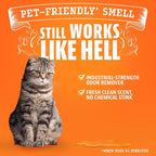 Angry Orange Pet Odor Eliminator Concentrate for Cat Urine and Smells - Fresh Scent - 8 oz (Makes 128 oz of Cleaner)