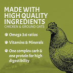Canine Caviar - Small Breed: Chicken & Whole Ground Oats, Alkaline Dry Dog Food, Limited Ingredients, Gluten-Free, Based on Science & Research, Veterinary Alternative Diet (22 Pound Bag)