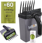 Neater Pet Brands Lift N’ Bag 2.0 Dog Pooper Scooper with Bag Attachment for Small to Large Dogs, New & Improved Design, 60 Refill Bags, Heavy Duty Dog Poop Scooper for Yard & Walks, One-Hand Use