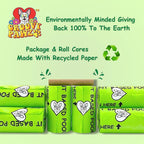 Certified Compostable Dog Poop Bags, 120 Count, Plant Based, Eco Friendly, Extra Strong, Leakproof, No Odor, Pet Supplies