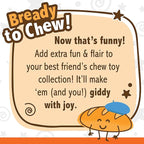 Nylabone Baguette Power Chew Toy for Dogs, Dog Toys for Aggressive Chewers, Roast Chicken Flavor, Large Dogs - Up to 50 lbs, 1 Count
