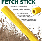 Playology Hound2O Dog Toys | Fetch Stick Toy for Dogs, Yellow | Durable Rubber Outdoor Toy - Easy to Clean and Made from Non Toxic Materials