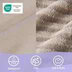 LE SURE Cute Dog Beds for Extra Large Dogs, Orthopedic Waterproof XL Pet Bed with Sides, High Back Non-Slip and Egg-Crate Foam Big Dog Couch Sofa with Washable Removable Cover, Hazel