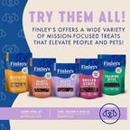 Finley's Rabbit & Venison Meaty Sticks Dog Treats, Grain-Free, Soft & Chewy, High Protein, Made in USA, 12 Ounce (Pack of 1)
