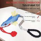 Dog tug of war Toy with Handle,Interactive Dog Toys with Squeak for for Small to Medium Dogs to Exercise Play Rope,Interactive Dog Toys for Boredom
