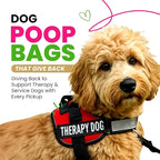 Dog Poop Bags 120 Count – Leakproof, Easy Open, Lavender Scent | Extra Thick Plant-Based PLA + PBAT, Fits All Dispensers | Funny Hey Stinky Design – $1 Donated to Service & Therapy Dogs