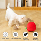Hollypet Squeaky Dog Toy, Interactive Plush Hide and Seek Dog Toys for Small Medium Sized Dogs and Non-Aggressive Chewers, Puppy Teeth Clean Chew Toys, Hedgehog