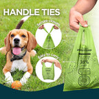 The Original Poop Bags® Dog Poop Bags with Handles, 38% USDA Biobased, Leak-Proof & Easy Tie Waste Bags for Dogs, Unscented, 120 Count