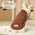 cyeollo 2XL Dog Sweater for Large Dogs Male Female, Reflective Dog Sweatshirt Pullover Jacket Fall Winter Pet Sweaters Warm Pet Clothes, Brown & Khaki XXL