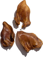 Jack&Pup Natural Whole Pig Ears for Dogs Large, Pigs Ears for Dogs - Premium Dog Ear Treat - Dog Chew Treats for Large and Small Breeds (10 Pack)