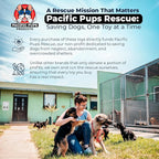 Pacific Pups 18 Piece Bulk Dog Toy Pack - Chew, Plush, and Rope Dog Toys to Keep Them Busy - Puppy Teething Chew Toys, Treat Ball, Squeaky Plushies, Tug of War Ropes, Rubber Chew - Helps Rescue Dogs