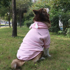 Extra Large Dog Christmas Bunny Costumes Rabbit Hoodies Clothes for Easter Day Halloween Labrador Rottweiler Great Dane, Pink, 3X-Large