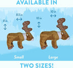 Spunky Pup Clean Earth Plush Caribou | Made from 100% Recycled Water Bottles | Small